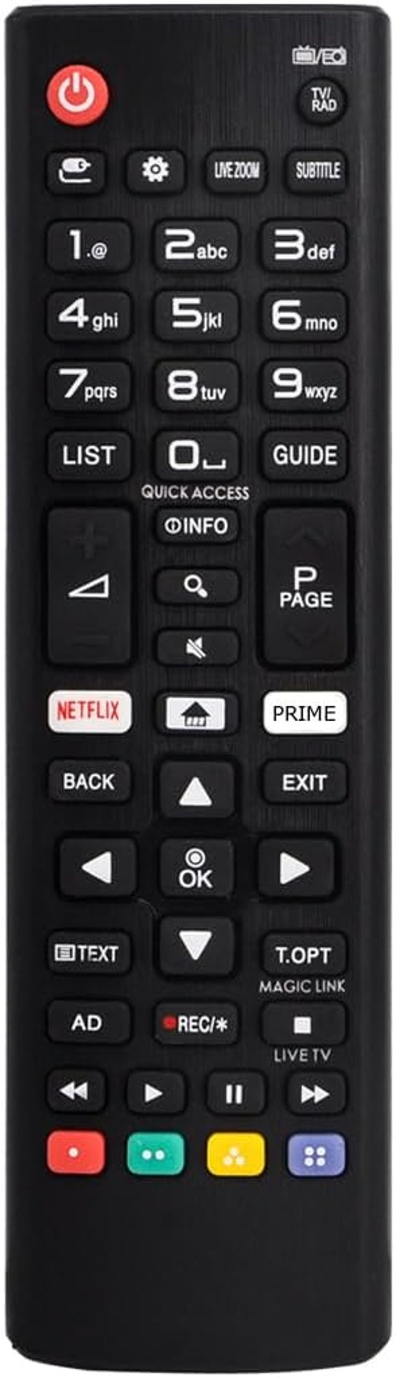 Davilis Univerzális Távirányító LG Smart TV-hez LCD QLED LED 4K - Programozás Nélkül