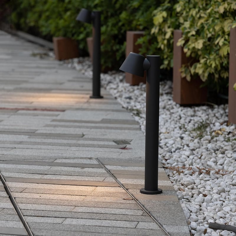 DAWALIGHT GU10 LED kerti lámpa 5W 3000K IP44 vízálló talajlámpa antracit