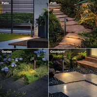 DAWALIGHT GU10 LED kerti lámpa 5W 3000K IP44 vízálló talajlámpa antracit 7