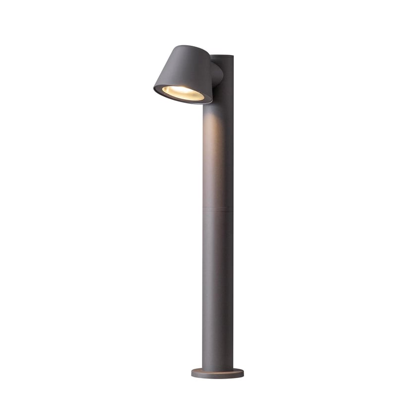 DAWALIGHT GU10 LED záhradné stĺpikové svietidlo IP44, 5W, tmavosivé