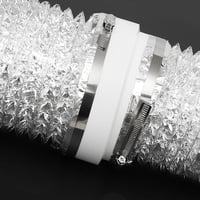 DAWRIS 2db Szűkítő Csatlakozó 120-160mm Rozsdamentes Bilinccsel Szellőzéshez 6