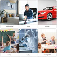 DAWRIS 5 db Mini Digitális Hőmérő Páratartalom Mérő LCD Kijelzővel 7