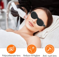 DAWRIS IPL Lézerszemüveg UV Védelemmel Hajeltávolítás Szoláriumhoz Uniszex 4
