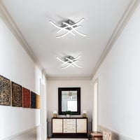 DAXGD 24W LED Mennyezeti Lámpa Hideg Fehér 6500K Hálószoba Konyha Fürdőszoba 5