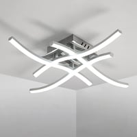 DAXGD 24W LED Mennyezeti Lámpa Hideg Fehér 6500K Hálószoba Konyha Fürdőszoba 1
