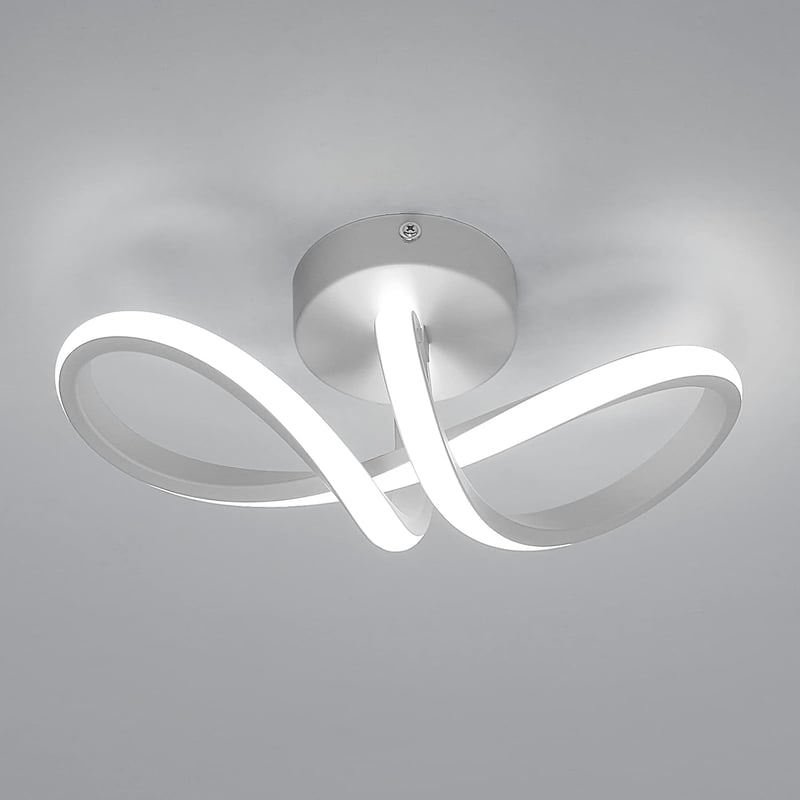 DAXGD Modern LED Mennyezeti Lámpa 20W Ívelt Dizájn Hálószoba Nappali Konyha