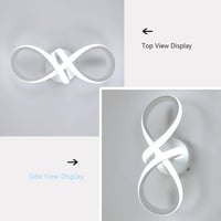 DAXGD Modern LED Mennyezeti Lámpa 20W Ívelt Dizájn Hálószoba Nappali Konyha 5