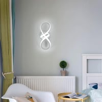 DAXGD Modern LED Mennyezeti Lámpa 20W Ívelt Dizájn Hálószoba Nappali Konyha 4