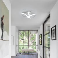 DAXGD Modern LED Mennyezeti Lámpa 20W Ívelt Dizájn Hálószoba Nappali Konyha 3