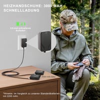 Day Wolf fűthető vadász kesztyű 10 órás akkumulátor automatikus kikapcsolással, M-L 5