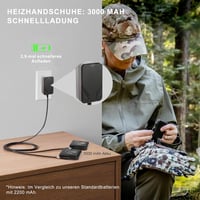 Day Wolf fűthető vadászkesztyű automatikus lekapcsolással, 10 órás melegítés 4