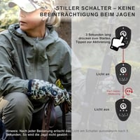 Day Wolf fűthető vadászkesztyű automatikus lekapcsolással, 10 órás melegítés 3