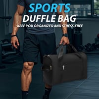DAYGOS Vízálló Sporttáska Fekete Edzés Úszás Fitnesz Utazás 4