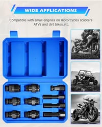 Set de 10 extractoare de volantă DAYUAN pentru motor de scuter, compatibil cu Yamaha, Kawasaki, Honda, Suzuki 5