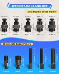 Set de 10 extractoare de volantă DAYUAN pentru motor de scuter, compatibil cu Yamaha, Kawasaki, Honda, Suzuki 4