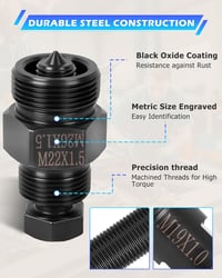 Set de 10 extractoare de volantă DAYUAN pentru motor de scuter, compatibil cu Yamaha, Kawasaki, Honda, Suzuki 3