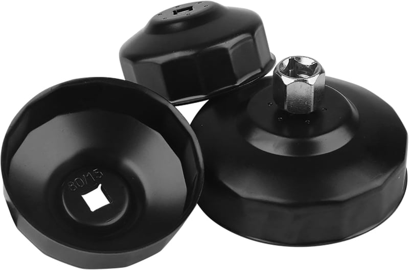 DAYUAN 15 részes olajszűrő kulcs készlet 65-100 mm adapter