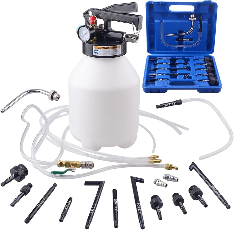 DAYUAN 6L Automata Váltóolaj Töltő 14 ATF Adapter Olajcsere Készlet