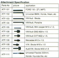 DAYUAN 6L Automata Váltóolaj Töltő 14 ATF Adapter Olajcsere Készlet 2