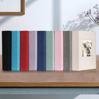 DazSpirit Zasúvací fotoalbum na 408 fotografií (10x15 cm) – V plátennej väzbe, prispôsobiteľný, čierny – Pre rodinné, svadobné, cestovateľské a detské spomienky 6
