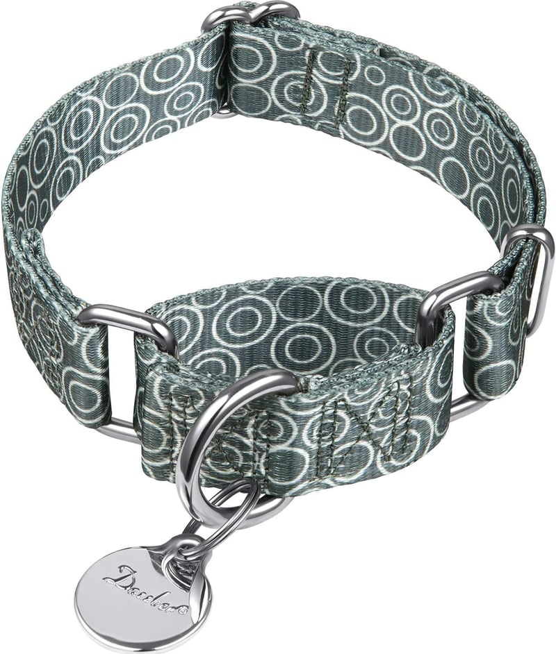 Dazzber Martingale Kutyanyakörv Állítható Szürke Medium 2.5cm