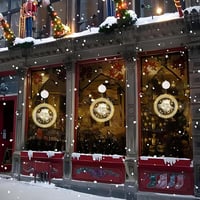 DAZZTIME Karácsonyi Ablakdísz Szívókorongos Függeszthető Fényfüzér Elemmel Működő - Bell 6