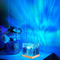 DAZZTIME LED Kristály Asztali Lámpa Csillagos Égbolt Projektor Aurora Hatás - Northern Lights 5