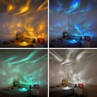 DAZZTIME LED Kristály Asztali Lámpa Csillagos Égbolt Projektor Aurora Hatás - Northern Lights 7