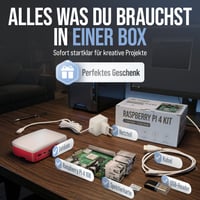 Kit de pornire db-tronic Raspberry Pi 4 1GB 64GB | Sursă de alimentare 15W | Carcasă roșu/alb | Radiator | Cablu Micro HDMI 4K | Smart Home, Retro Gaming 7