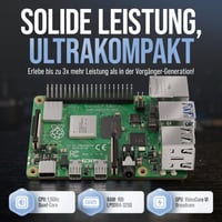 Kit de pornire db-tronic Raspberry Pi 4 1GB 64GB | Sursă de alimentare 15W | Carcasă roșu/alb | Radiator | Cablu Micro HDMI 4K | Smart Home, Retro Gaming 9