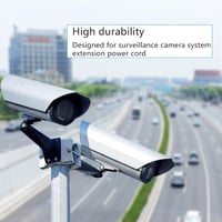 GINTOOYUN DC Tápkábel 5.5x2.1mm - 3 Láb Hosszú Csupasz Végű Adapter Kábel CCTV Biztonsági Kamerákhoz, LED Szalagokhoz, DVR Rendszerekhez (2  6