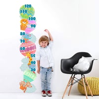 Átlátszó PVC falmatrica gyerekszobába, 20x120 cm, dekoratív öntapadós 1