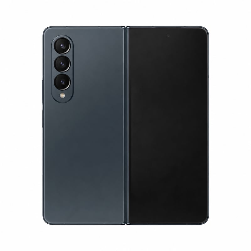 Samsung Galaxy Z Fold4 5G összecsukható okostelefon 256 GB szürkezöld — Szalagkábel sérült(Teljesen kinyitott (állapot: lásd a 2. képet)