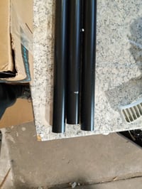 Meisenberg Feszítőrúd Fúrás Nélkül 310-360 cm Mattfekete Ø 32 mm Állítható Teleszkópos — gumis rúdvégek nélkül (állapot: lásd a 2. képet) 3