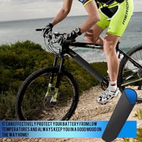 MHYMX Elektromos Kerékpár Akkumulátorvédő Huzat - 2db Vízálló Neoprén Védőborítás 28-45cm Keretre, Kék, Hőszigetelő E-Bike Kiegészítő 2
