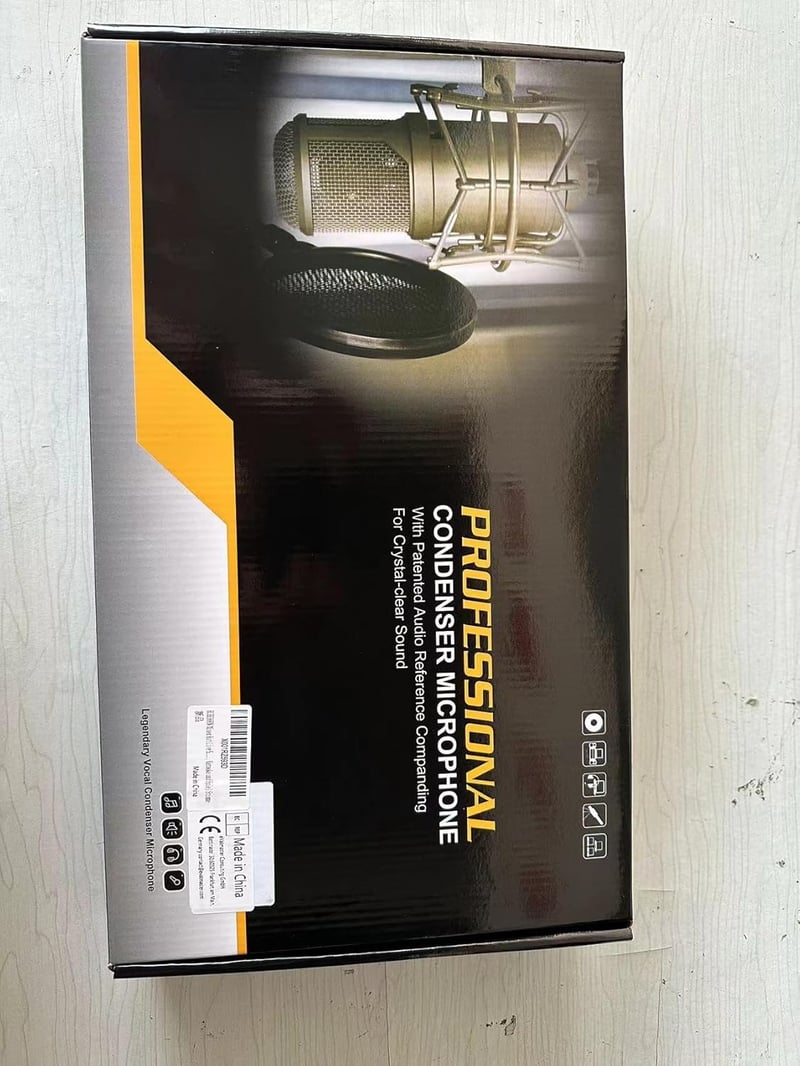 RUBEHOOW Mixer Kit DJ Controller BM800 Mikrofon Élő Előadáshoz Karaoke Felvételhez