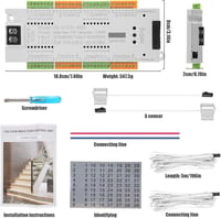 Xiaomi LED mozgásérzékelős szalag, 32 fokozatú fényerő, beltéri éjjeli fény, 12V/24V (fehér/piros) 7