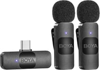 BOYA BY-V20 USB-C Vezeték Nélküli Mikrofon Zajszűréssel Android Okostelefonhoz 6