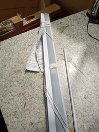 vidaXL alumínium zsalugáter fehér 155x175 cm — hibás — hibás, alkatrésznek: törött sín és hiányzó rögzítők (állapot: lásd a 2. képet) 4