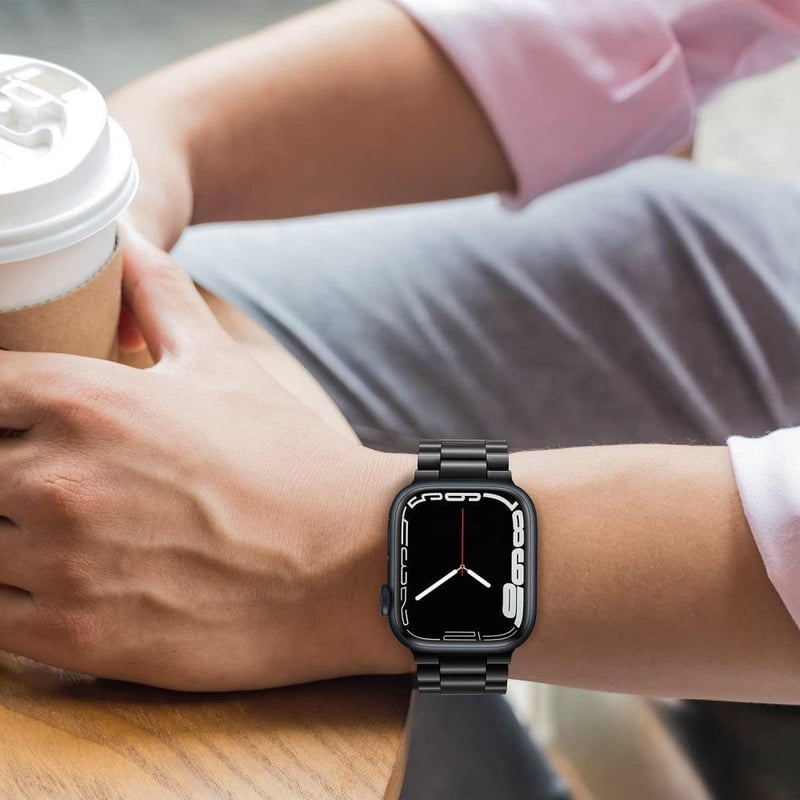 Apple Watch Rozsdamentes Acél Karkötő 38mm - SE, 1-6 Sorozathoz