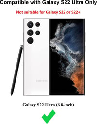 Samsung Galaxy S22 Ultra átlátszó védőtok - Kemény műanyag borítás 2