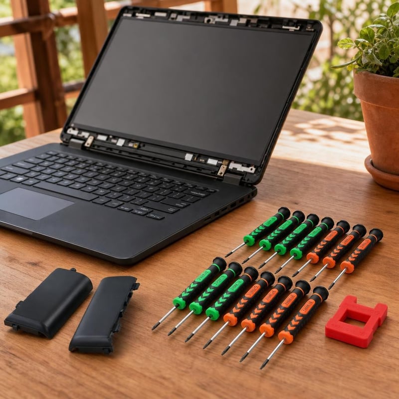 Sada na opravu pántov Dell 3480/3490: 1x pánty + 13x magnetický skrutkovač