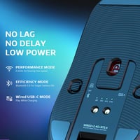 VGN GAMEPOWER Attack Shark X6 Vezeték Nélküli Gamer Egér, 49g Ultrakönnyű, RGB Töltőállomás, 26000DPI, PixArt PAW3395, 3 Csatlakozási Mód, 2 6