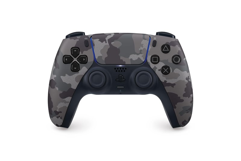 Bezdrôtový ovládač DBBOZ pre PS4, šesťosový gamepad s dotykovým panelom a zvukovou funkciou, kompatibilný s PS4/Slim/Pro, sivý maskáčový vzor