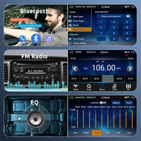 Vezeték nélküli Carplay autórádió 1 DIN Android tükrözéssel, 5" kijelzővel, Bluetooth kihangosítóval, FM rádióval, tolatókamerával  4