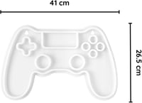 NELUX Gamer Kontroller Neon LED Világítás - Fali Dekoráció Játékszobába, USB Csatlakozás, Fényerőszabályzó, 41x26,5 cm 6