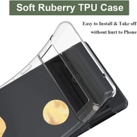 Unov Átlátszó Tok Google Pixel 7a Telefonhoz - Vékony TPU Védőtok Dombornyomott Hegyi Mintával, Ütésálló, Vezeték Nélküli Töltéssel Kompatib 4