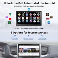ATOTO A6PF 2DIN 7" QLED Android autórádió – 2GB+32GB, DAB+, Vezeték nélküli CarPlay és Android Auto, GPS, Wi-Fi, Bluetooth 3