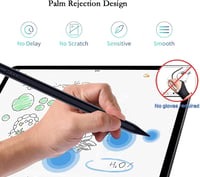Apple iPad Érintőceruza - Kompatibilis 10-6. Generációs iPad, Air és Pro Modellekhez, Tenyértámasz Funkcióval, 5 Cserélhető Heggyel 5