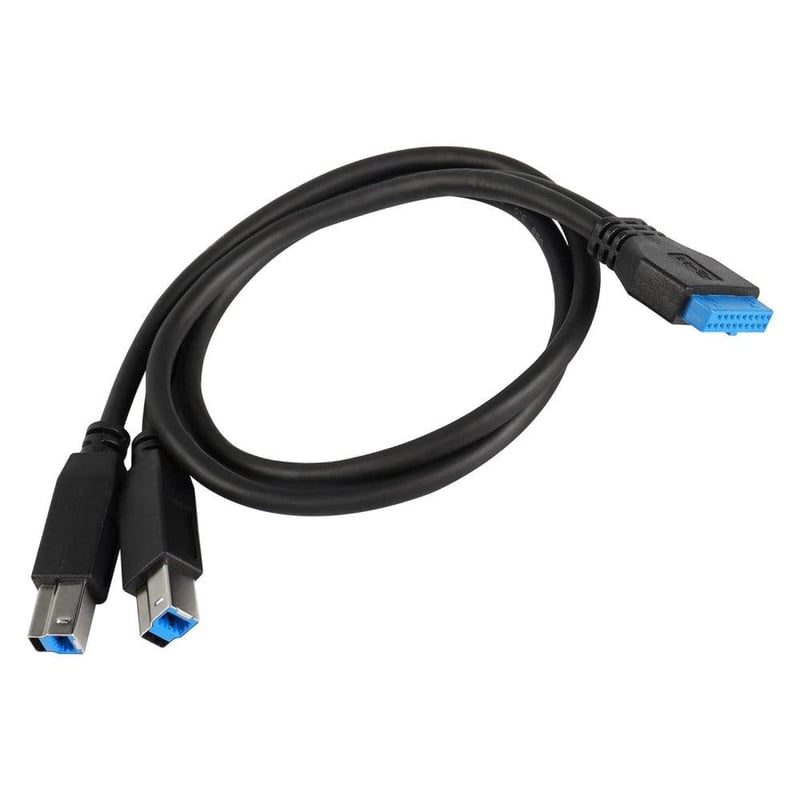 USB 3.0 Dupla B Kábel 20PIN Nyomtatókhoz és Külső HDD-hez